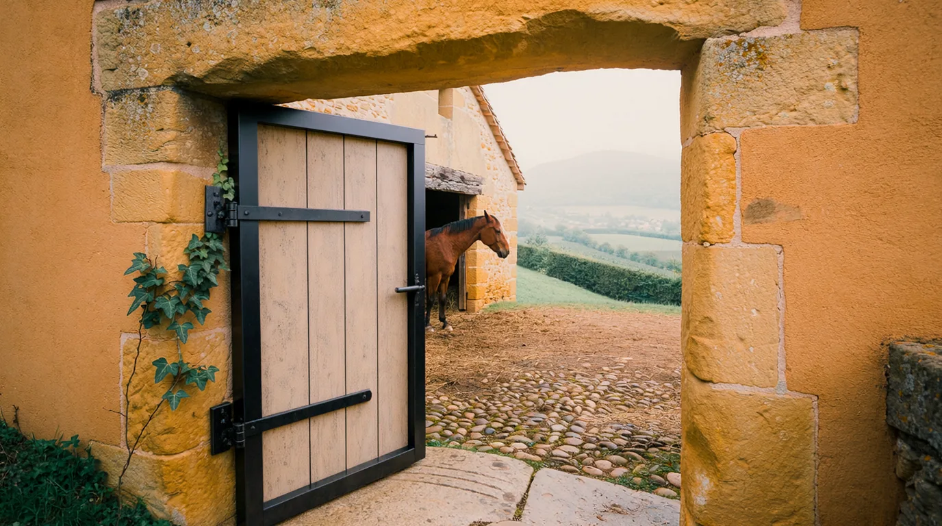 Entrée, Écurie Élevage de Boyer, centre équestre à Nandax
